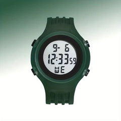 College Style Sports Watch, Waterproof, Luminous Display