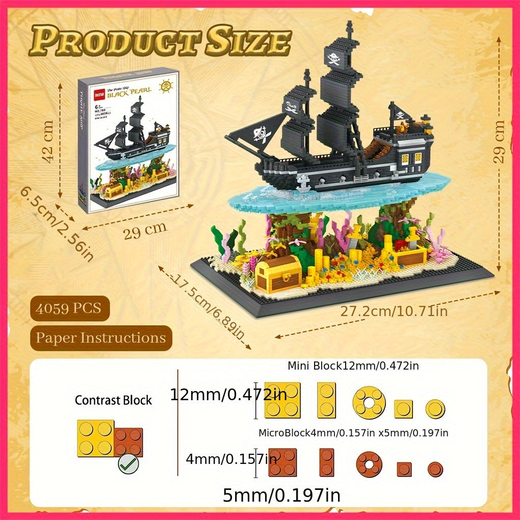 LEKE Pirates Building Blocks Set 4059pcs