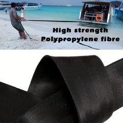 1m Tugboat Belt w/ Safety Snap Hook Boat Tow Rope