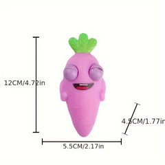 Prank Carrot Decompression Toy - Relaxing Squeezable Vegetable