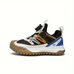 Boys' Basketball Shoes with Rotating Buckle - Non Slip Sneakers for Kids