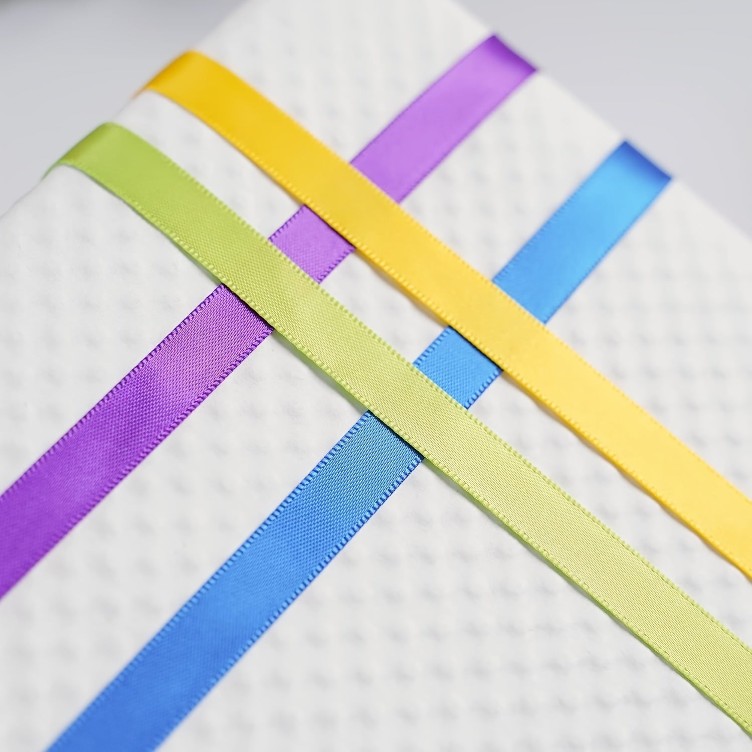 10-Color Double Face Satin Ribbon Gift Wrap Set