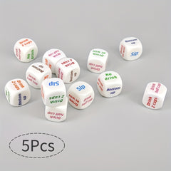 10PCS Drinking Dice Halloween Party Supplies