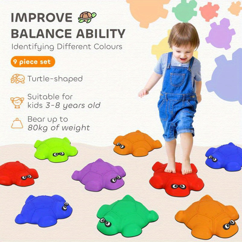 Colorful Balance Stepping Stones for Kids 3-8