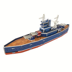 Warship 3D Model Puzzle DIY Toy Fun Toys for Kids