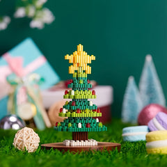 Santa Puzzle Blocks Christmas Blocks Home Decor Table Decorations