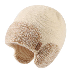Men's Wool Cap for Cold Weather with Ear Protection