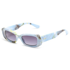 Men's Marble Square Small Frame Sunglasses
