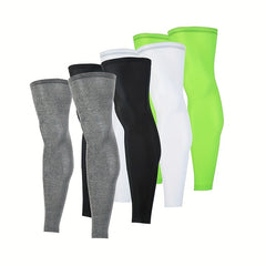 Breathable Anti UV Compression Leg Sleeves for Sports