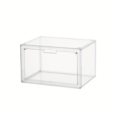 Transparent Shoe Box w/ Magnetic Door Plastic Shoes Storage Container