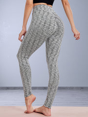 Stripes Yoga Leggings Butt Lifting Sports Long Pants Activewear