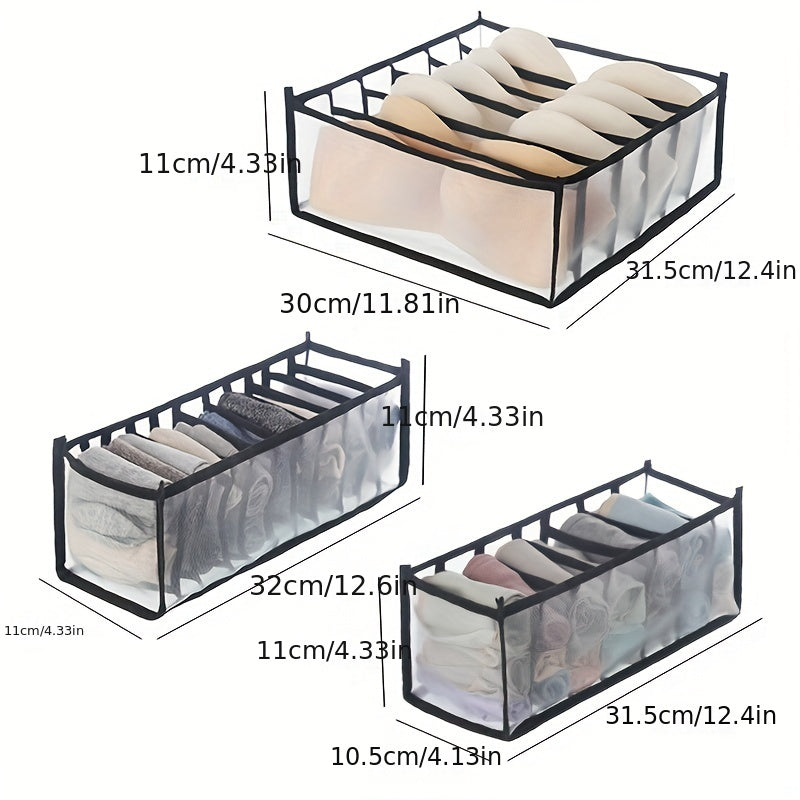 Underwear Storage Boxes Divider Drawer Organiser