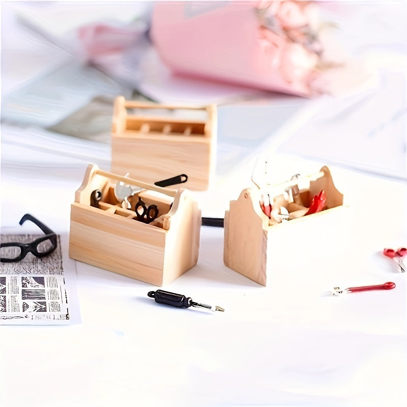 Mini Hammer Wrench Tool Set Creative Ornaments Holiday Decoration