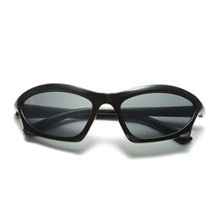 Y2K Wrap Around Sunglasses Cyberpunk Mirror Lens UV400