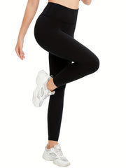 High Waist Yoga Pants Slim Fit Fleece Running Legging Women
