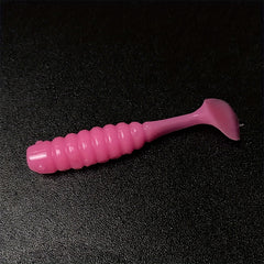 20pcs Paddle Tail Soft Lure Swimbait Fishing Accessories