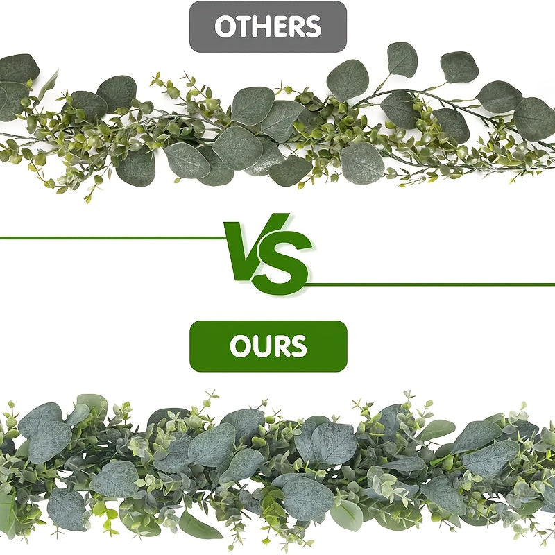 Silvery Dollar Eucalyptus Vine for Wedding Home Outdoor Decor