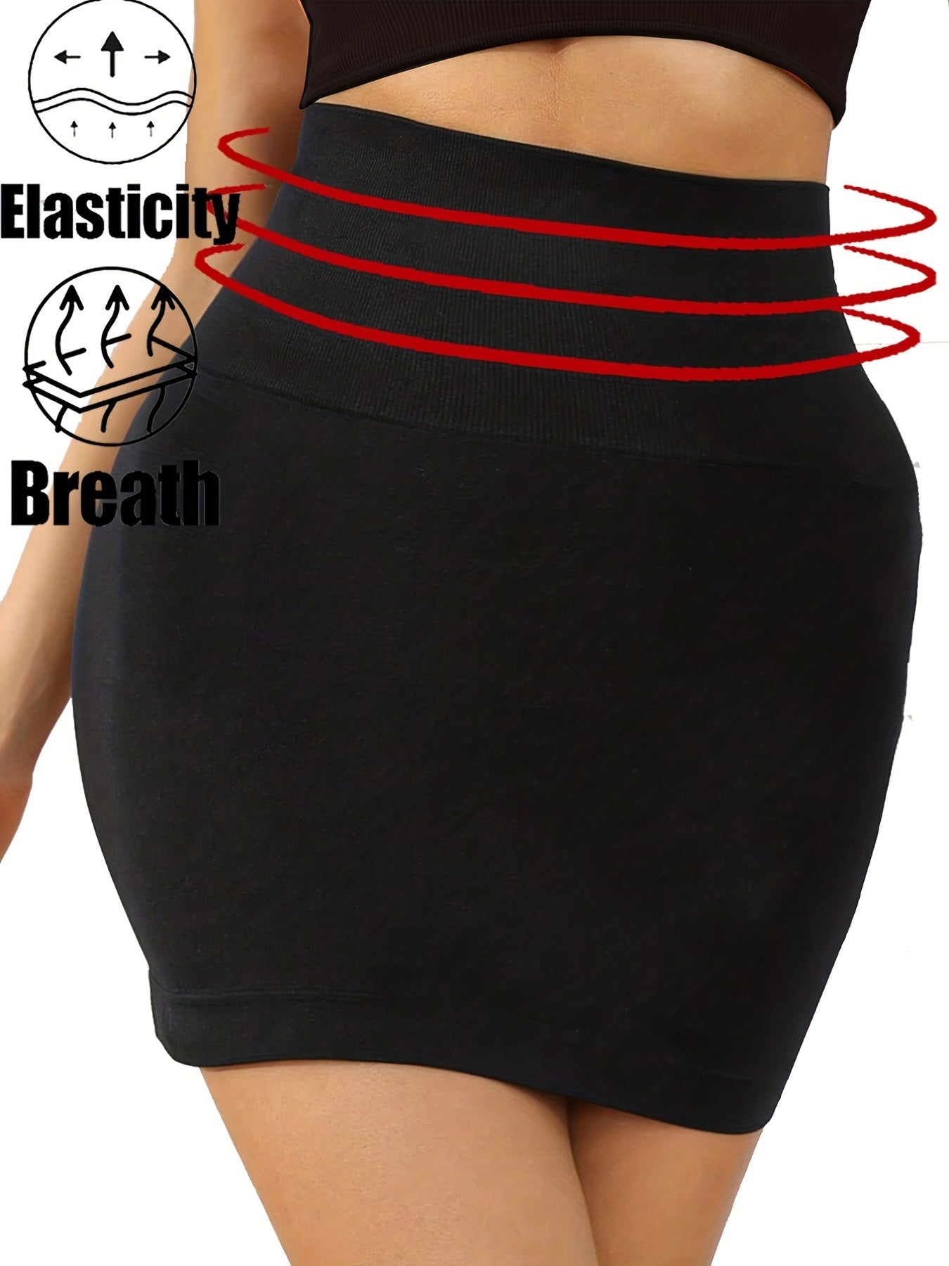 Comfy Slimming Stretch Half Slips Petticoat Women's Underwear