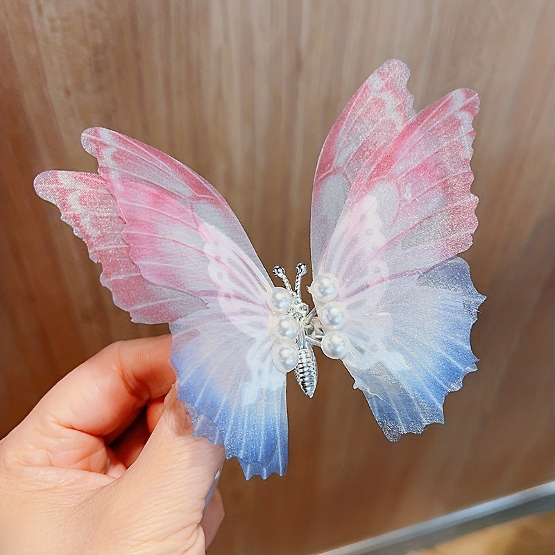 Butterfly Hair Clips for Baby Girls
