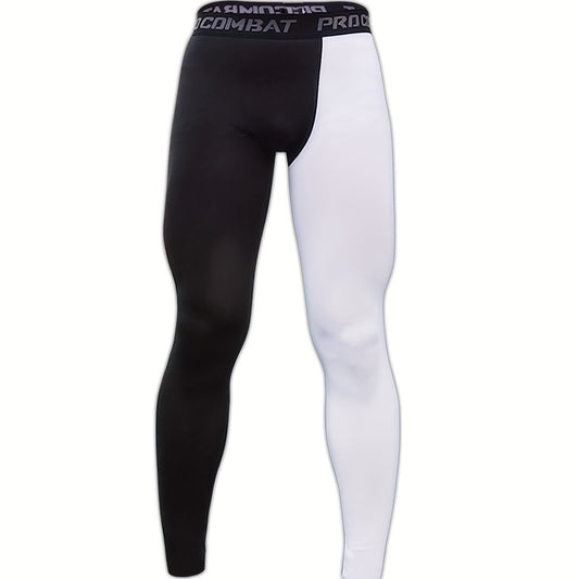 Men's Quick Dry Compression Pants for Outdoor Running Training