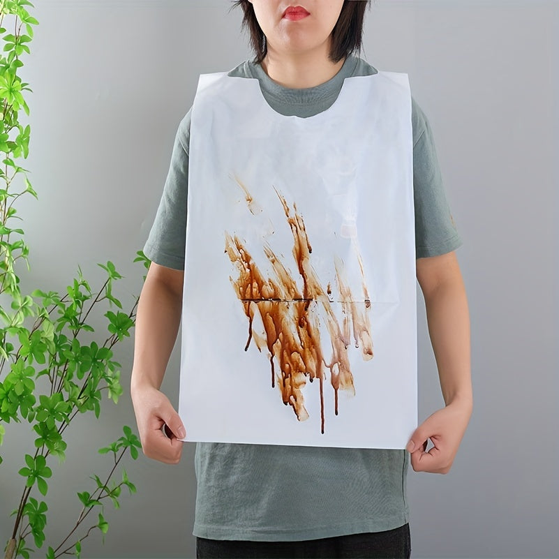 Disposable Bib 100pcs Food Service Apron Catering Stain Resistant