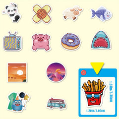 600pcs Cartoon Stickers Waterproof Vinyl Decals - Gift for Adults