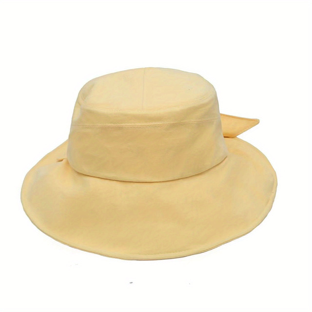 Versatile Sunshade Bucket Hat With Bow for Men Women Daily Shopping Party