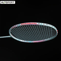 ALP DJ Badminton Racket Full Carbon Fiber Lightweight Flexible Gift