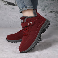 Women's Outdoor Snow Boots Thick Warm Short Ski Boots