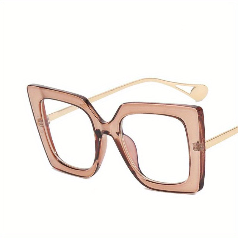 Square Frame Clear Lens Glasses Anti Light Reading Glasses