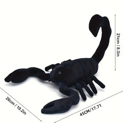 Soft Scorpion Doll Plush Stuffed Animal Toy Red Eyes Realistic Eyes