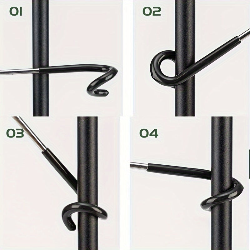 2pcs Outdoor Stainless Steel U Shaped Lamp Holder Hook