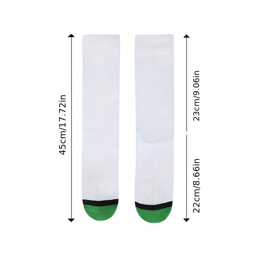 Colorblock Crew Socks Mid Tube Women's Stockings
