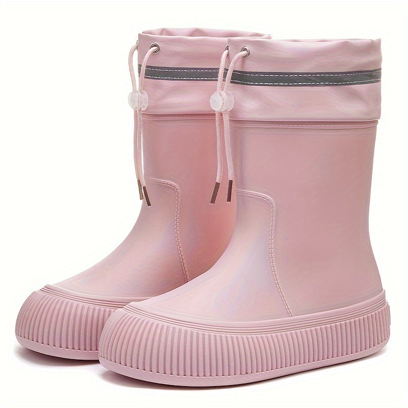 Fashionable Bundle Mouth Rain Boots Women's Short Rain Boots