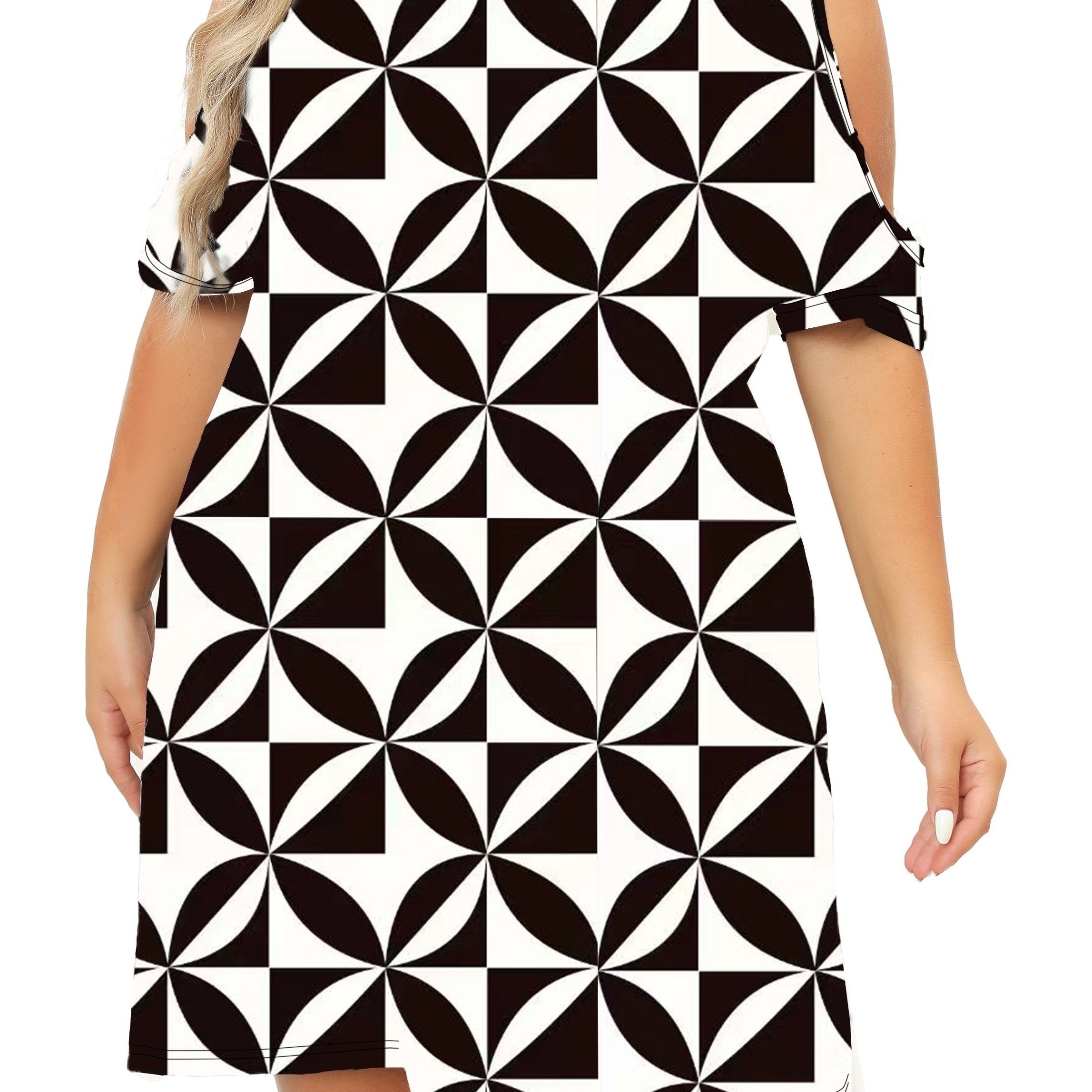 Cold Shoulder Tee Sleep Dress