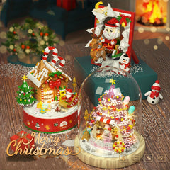 Christmas Building Blocks Holiday Gift DIY Toys Ornaments