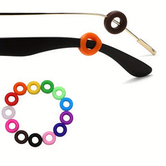 5 Pairs Silicone Glasses Anti-slip Ring Set Assorted Frame Leg Accessories
