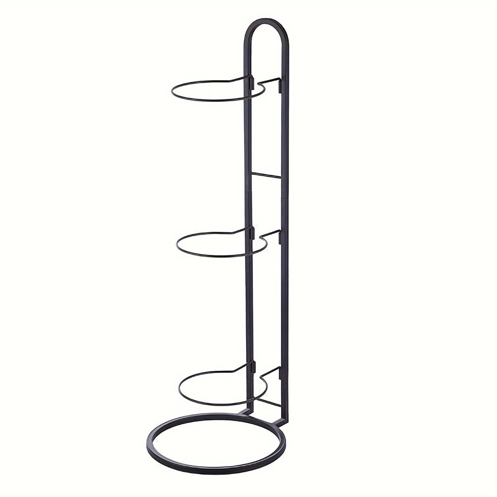 3-Layer Ball Storage Iron Stand for Basketball, Football, Volleyball