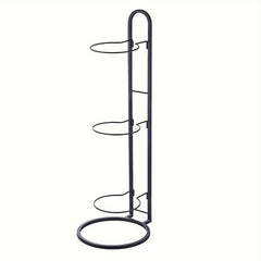 3-Layer Ball Storage Iron Stand for Basketball, Football, Volleyball