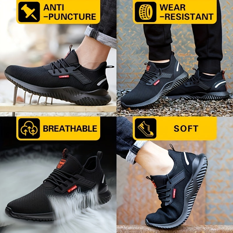 Men's Breathable Work Shoes Lightweight Durable Working Shoes