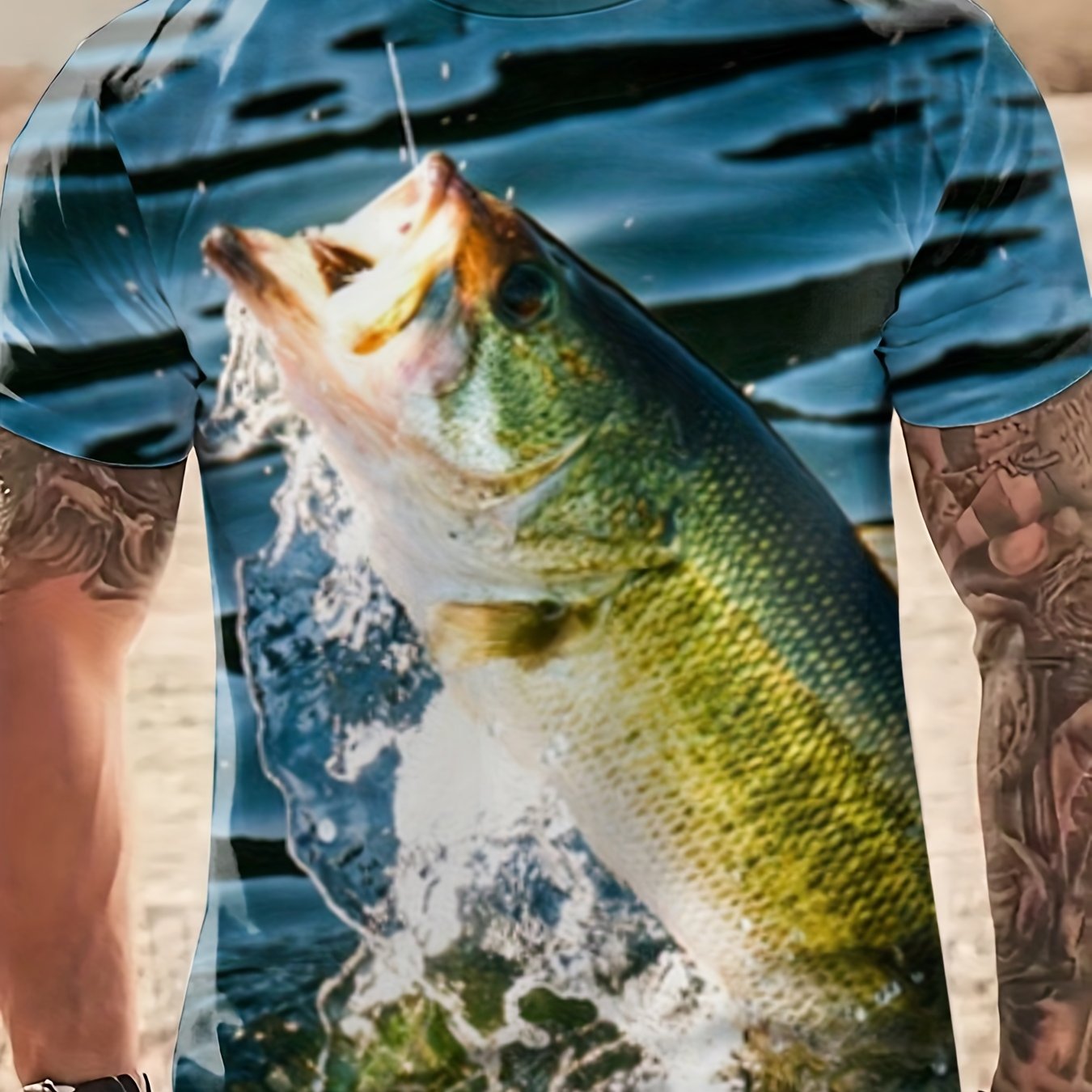 Men's Breathable Stretchy Fishing T-Shirt