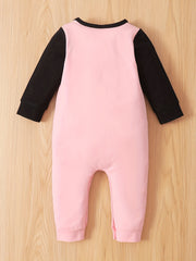 Baby Cotton Bodysuit Autumn WINNER Block Jumpsuit