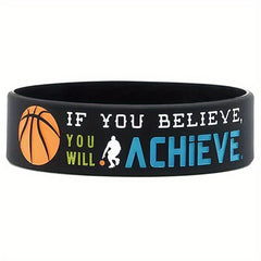 Motivational Basketball Wristbands Sports Quotes Team Awards