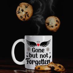 11oz Wings Printed Ceramic Water Cup for Outdoor Camping Travel Fitness