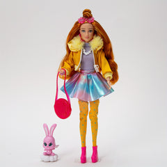 Christmas Doll & Pet Set Gift for Holidays