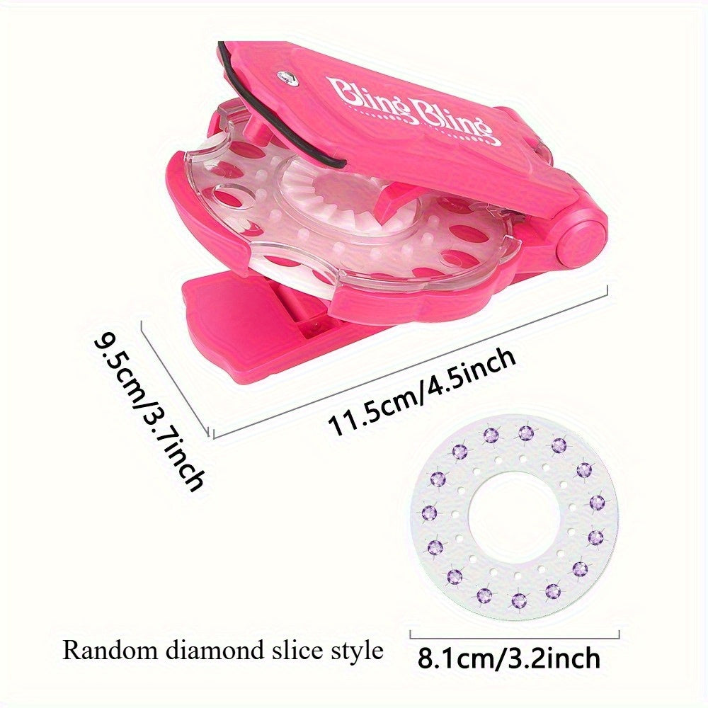 Sparkling Simulated Diamond Hair Clip DIY Kit, Luster Series