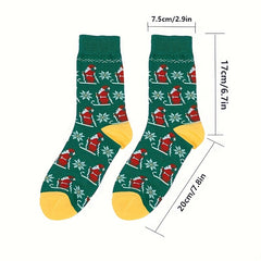 Christmas Crew Socks - Men's Cotton Socks