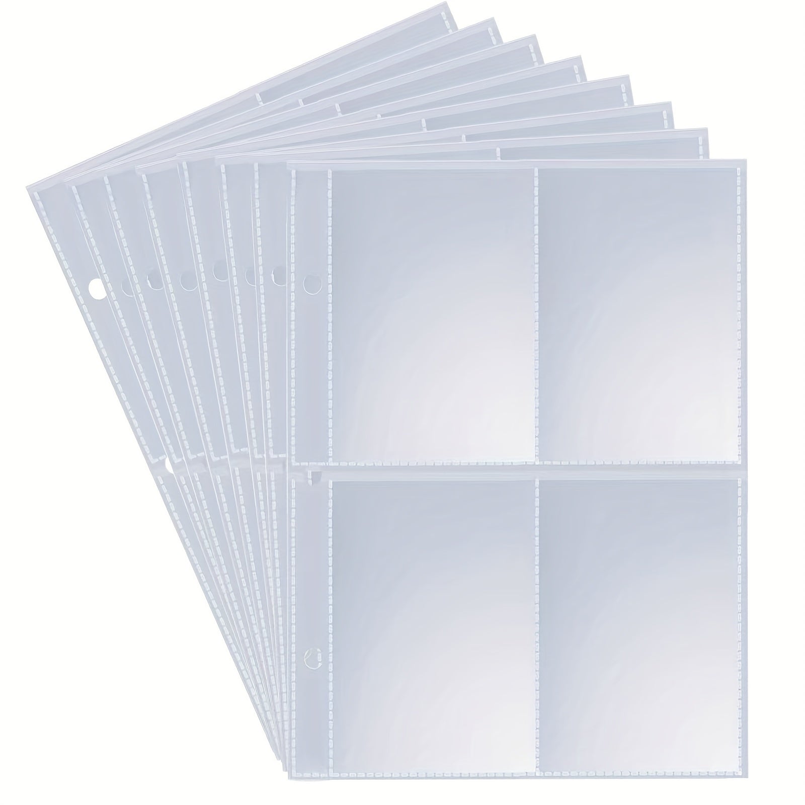 10pcs Dream Transparent Loose leaf Paper Replacement Page Four Palace Grid