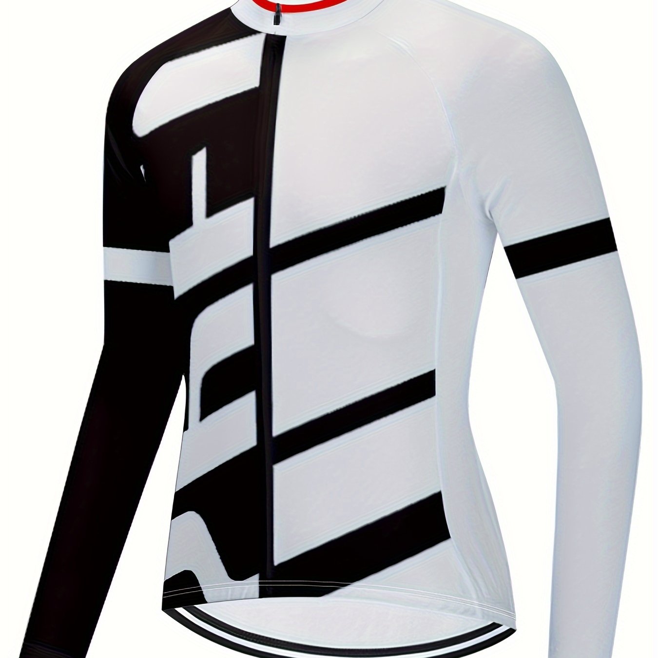 Men's Cycling Jersey Stretch Breathable Long Sleeve Sportswear