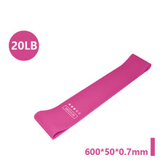 Silicone Yoga Tension Band for Fitness, Resistance Ring with Squat Hip Elastic